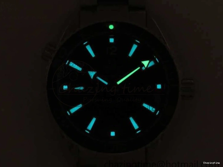 0718 Durable Planet Ocean Professional Ceramic Bezel 42mm 1:1 MK Best Edition Silver Markers On SS Bracelet A 8085